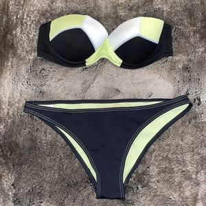 Victoria’s Secret Strapless Bikini/ Cheeky Bottoms